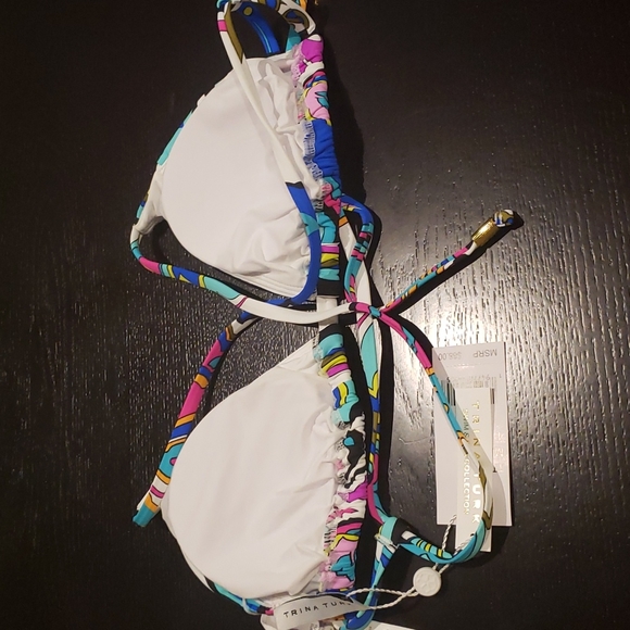 NWT! Trina Turk Mandalay tri bra bikini top 4 - Picture 4 of 4